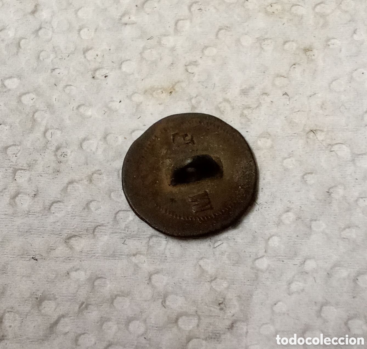 Antig&uuml;edades: BOT&Oacute;N DE ISABEL II MILITAR - Foto 2