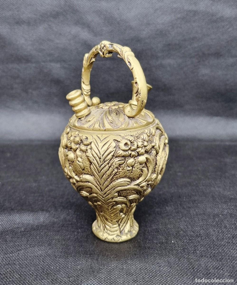 Antig&uuml;edades: R&eacute;plica de antiguo botijo en bronce - Foto 4