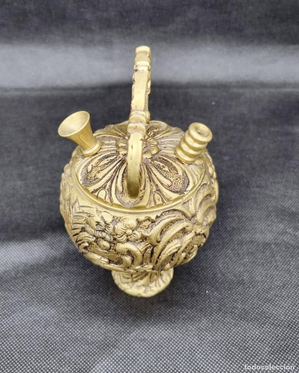 Antig&uuml;edades: R&eacute;plica de antiguo botijo en bronce - Foto 5