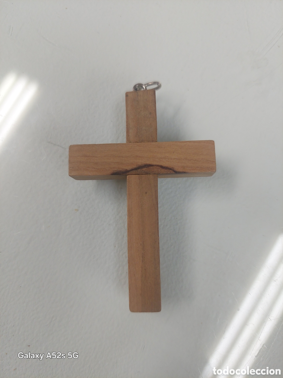 Antig&uuml;edades: Cruz religiosa madera natural - Foto 1