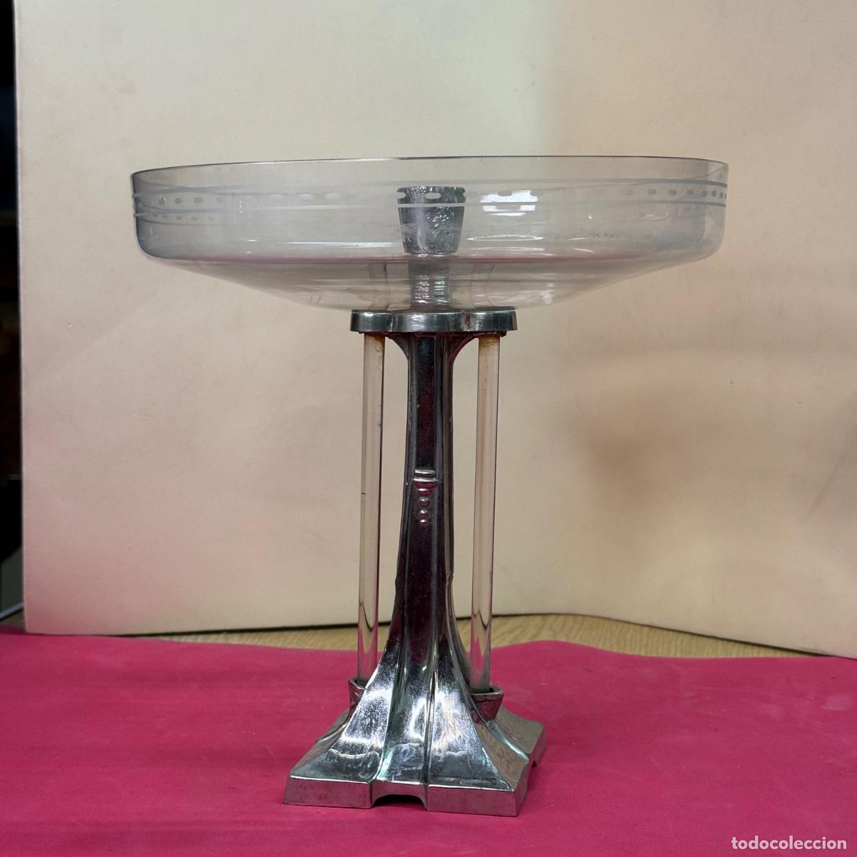 Antig&uuml;edades: Centro de Mesa - Candelero Art Deco - Foto 4