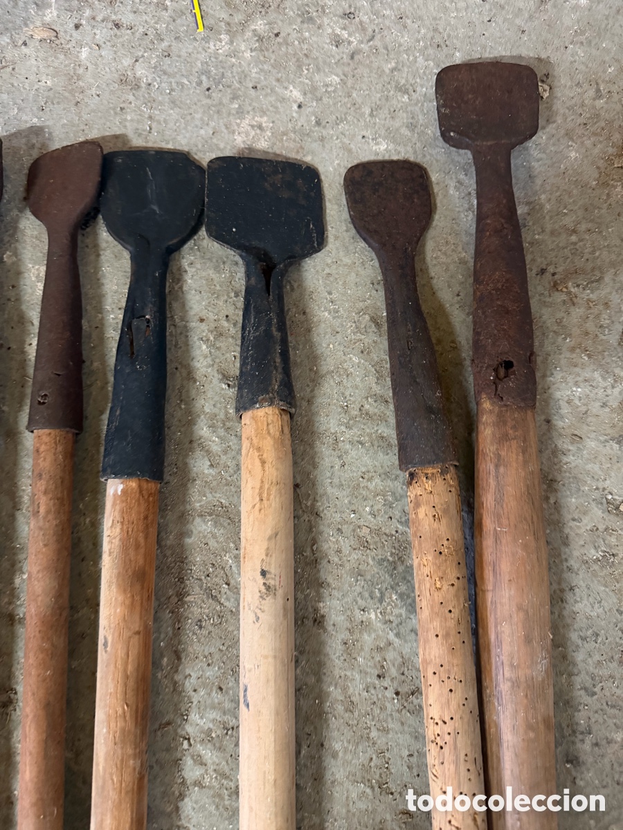 Antig&uuml;edades: Lote herramientas antiguas de madera - Foto 4