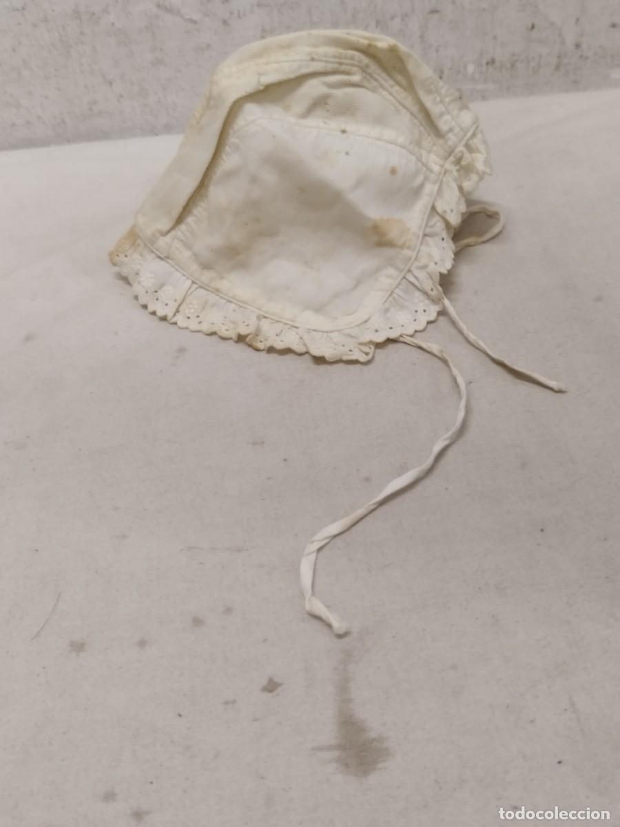 Antig&uuml;edades: Antiguo gorro para dormir para bebe. - Foto 1