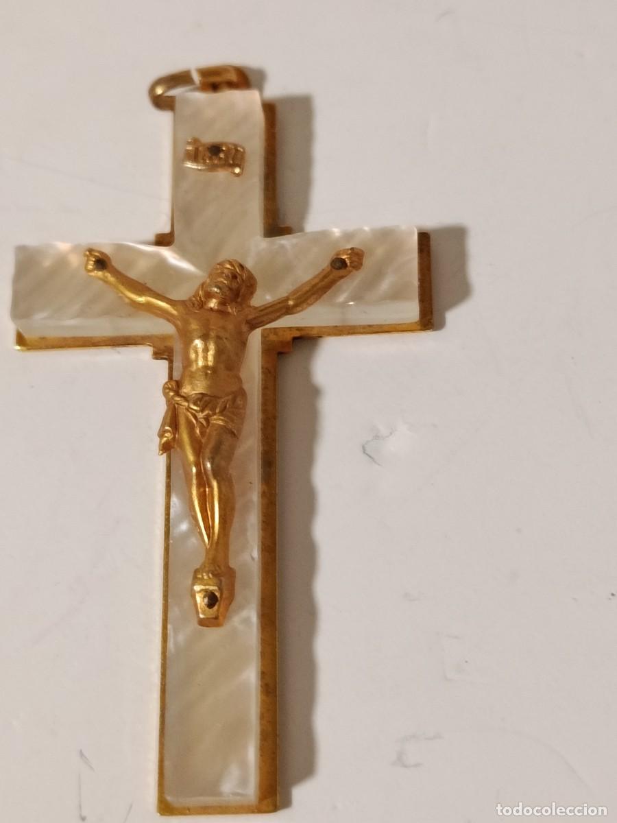 Antig&uuml;edades: DOS CRUCIFIJOS DE COMUNION - Foto 2