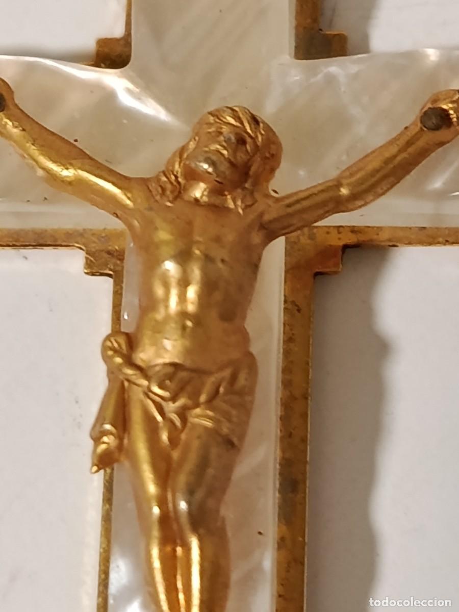 Antig&uuml;edades: DOS CRUCIFIJOS DE COMUNION - Foto 5