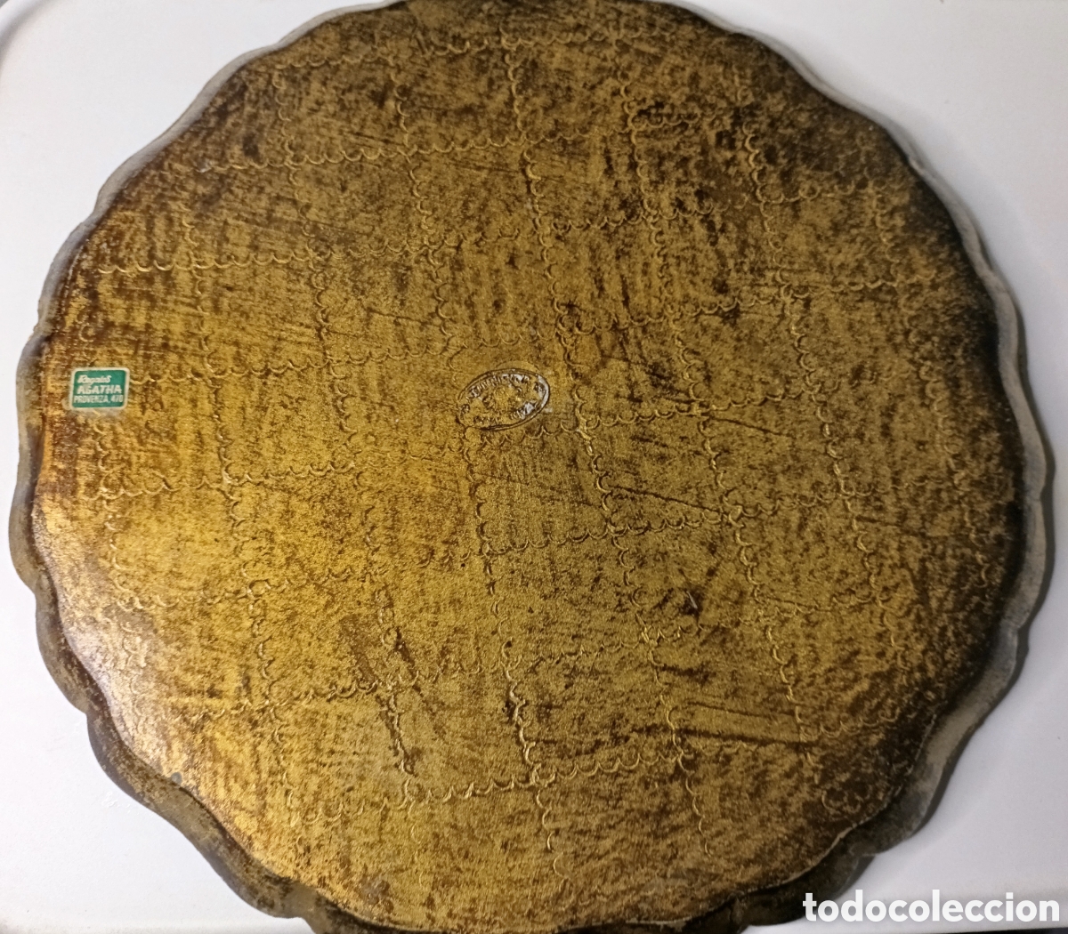 Antig&uuml;edades: Bandeja florentina 35 cm - Foto 4