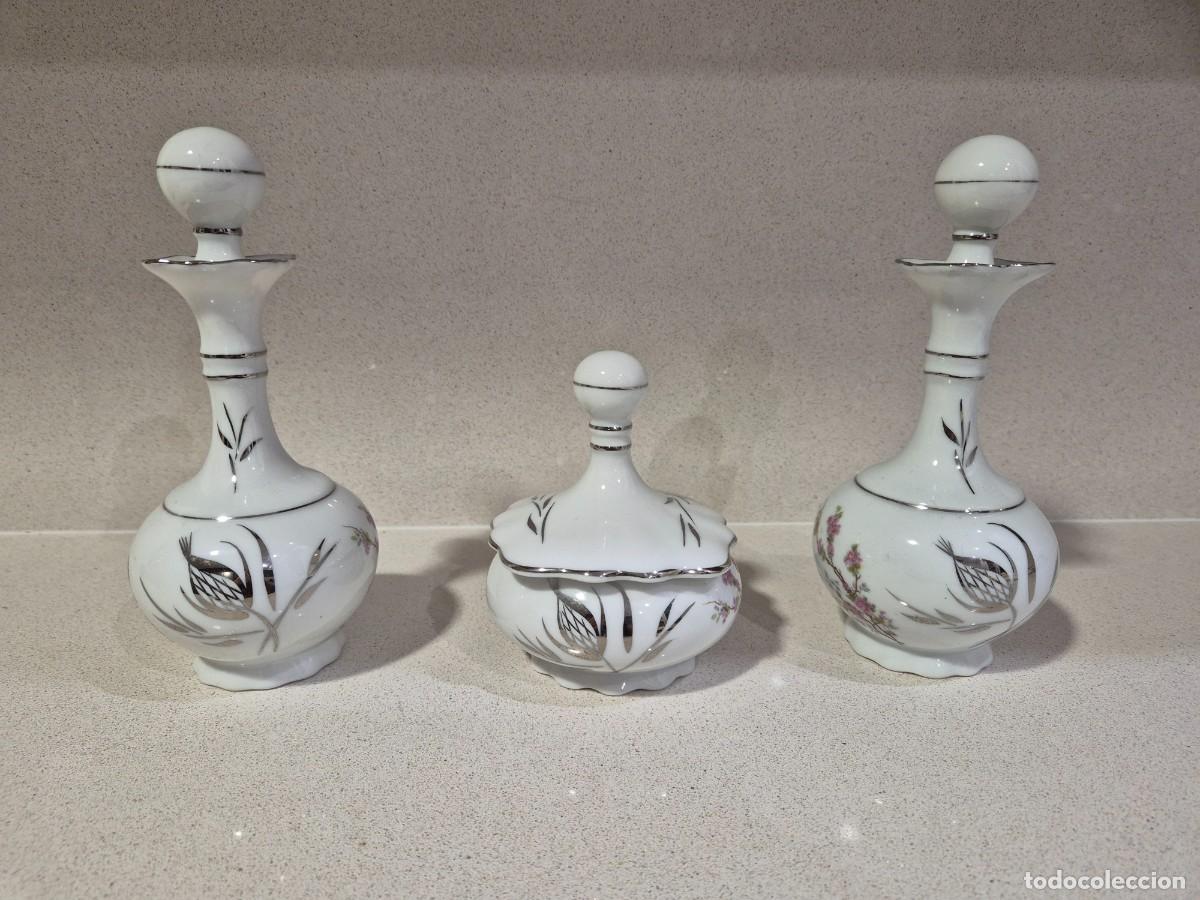 Antig&uuml;edades: Juego de tocador de 3 piezas - Foto 1