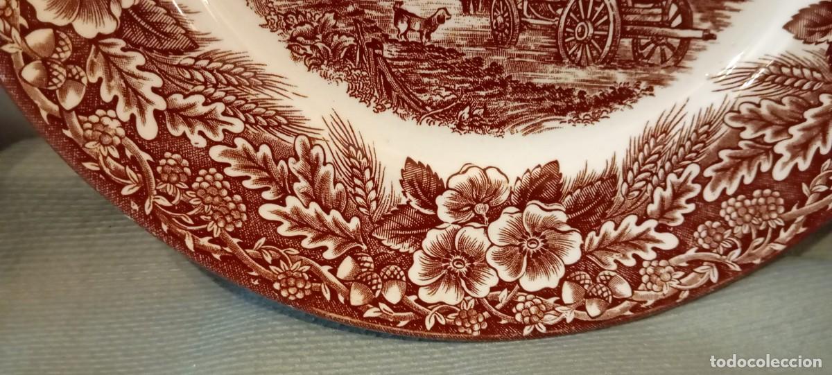 Antig&uuml;edades: 2 Platos Porcelana Broadhurst. - Foto 5