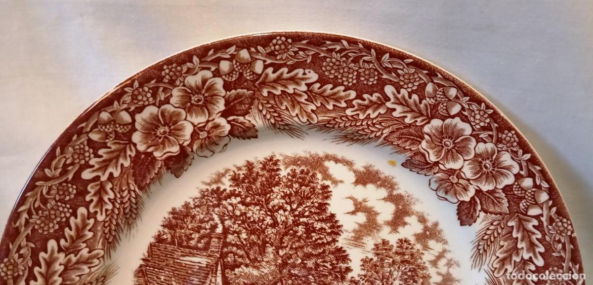 Antig&uuml;edades: 2 Platos Porcelana Broadhurst. - Foto 7