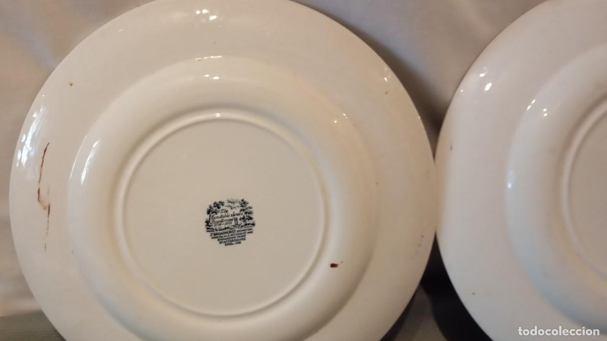 Antig&uuml;edades: 2 Platos Porcelana Broadhurst. - Foto 10