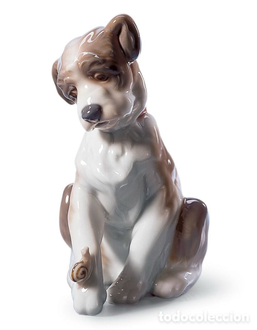 Antig&uuml;edades: REF: 01006211 &ldquo;PERRITO CON CARACOL&rdquo; LLADR&Oacute; - Foto 1