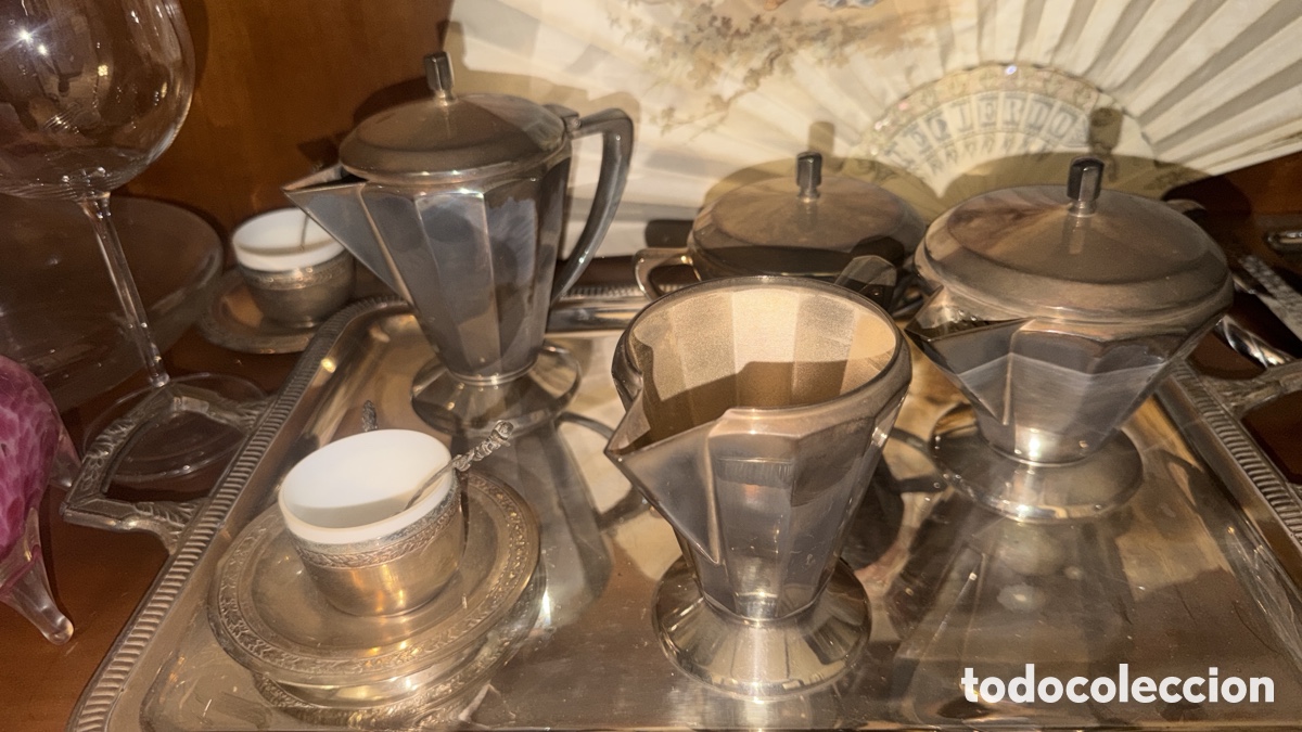 Antig&uuml;edades: Cuberter&iacute;a y juegos caf&eacute; alpaca - Foto 6