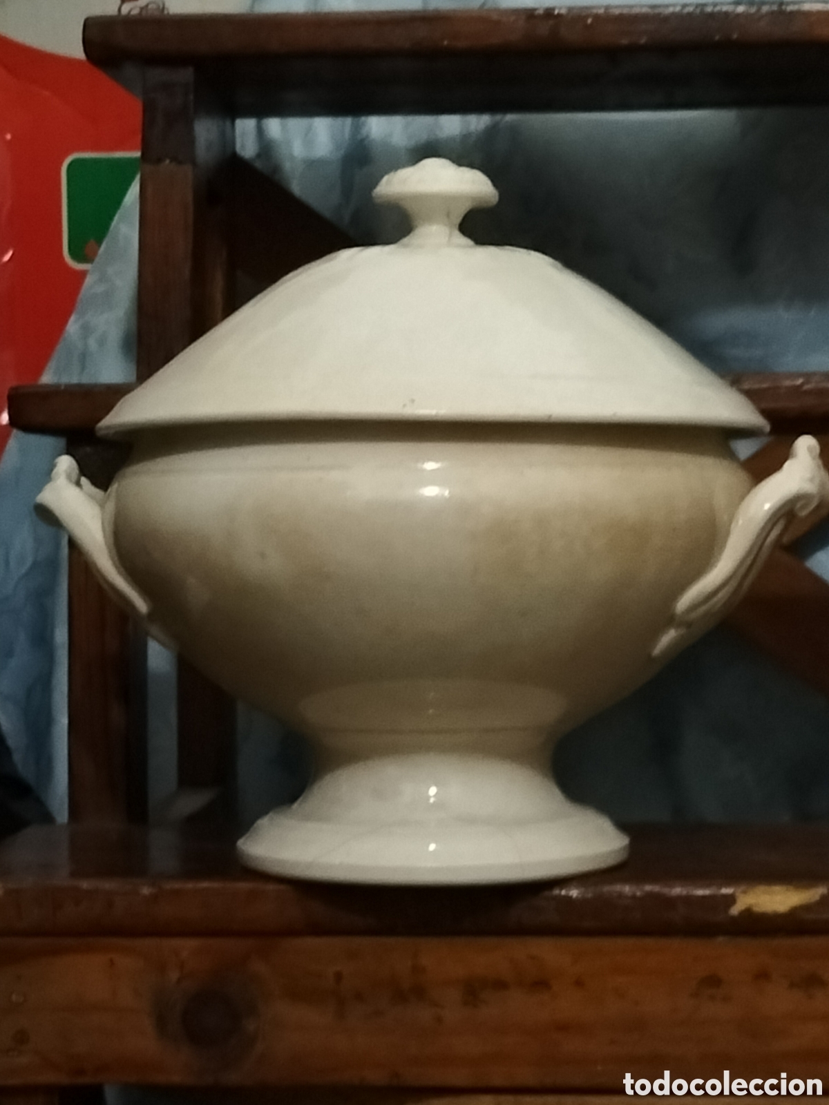 Antig&uuml;edades: Sopera porcelana Limoges - Foto 1