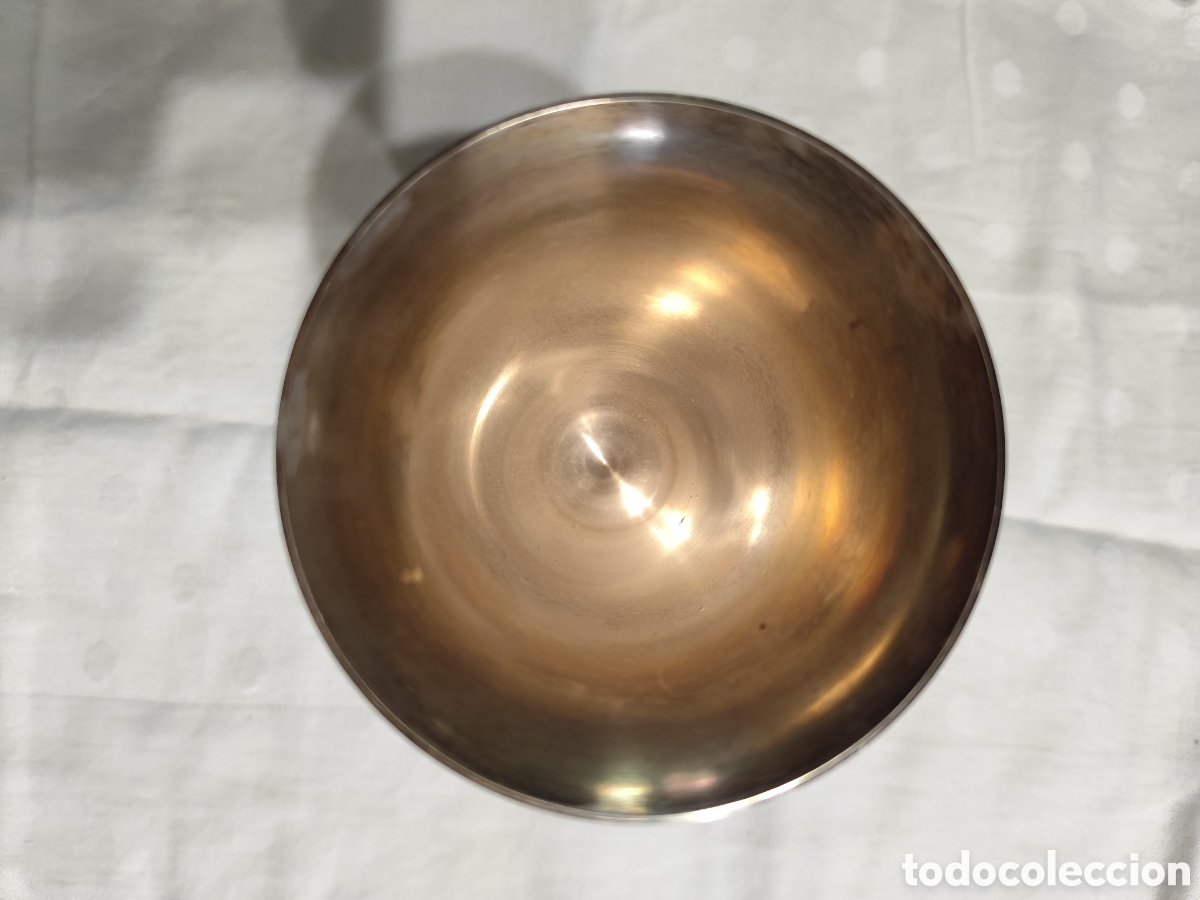Antig&uuml;edades: COPA ANTIGUA DE METAL PLATEADO - Foto 4