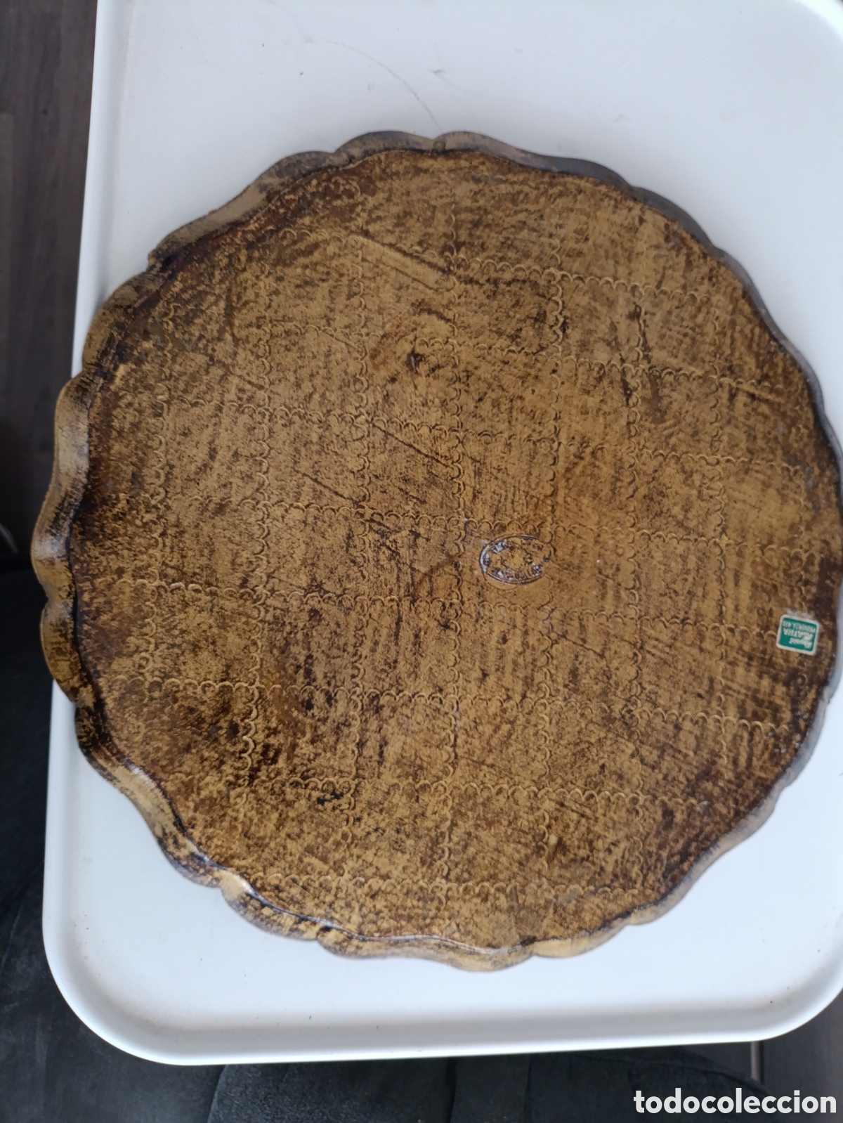 Antig&uuml;edades: Bandeja florentina 35 cm - Foto 11