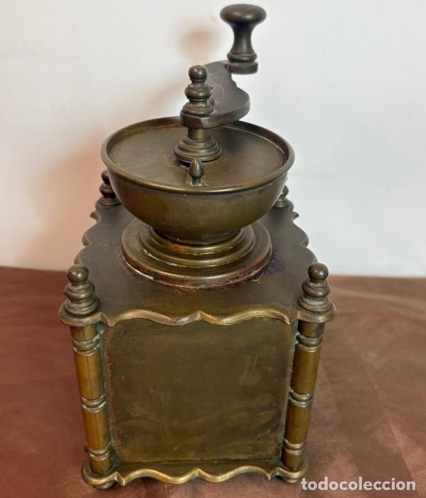 Antig&uuml;edades: Molinillo de Caf&eacute; Antiguo en Metal - Foto 4