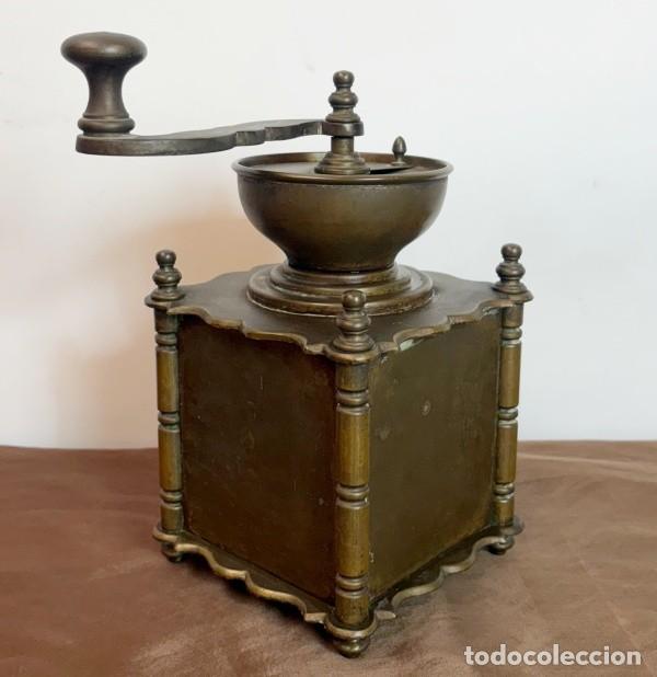 Antig&uuml;edades: Molinillo de Caf&eacute; Antiguo en Metal - Foto 5