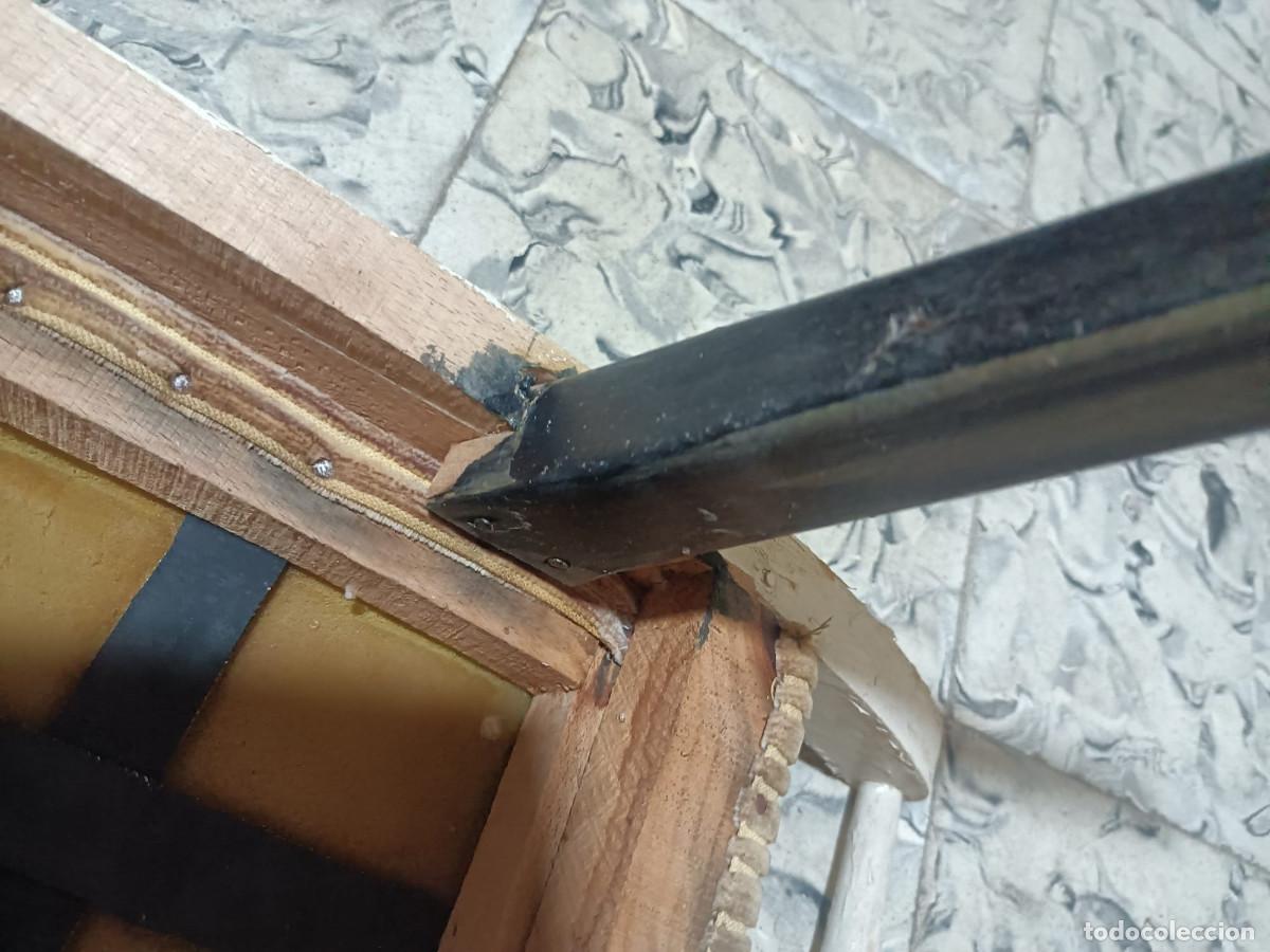 Antig&uuml;edades: Silla banqueta calzadora - Foto 4