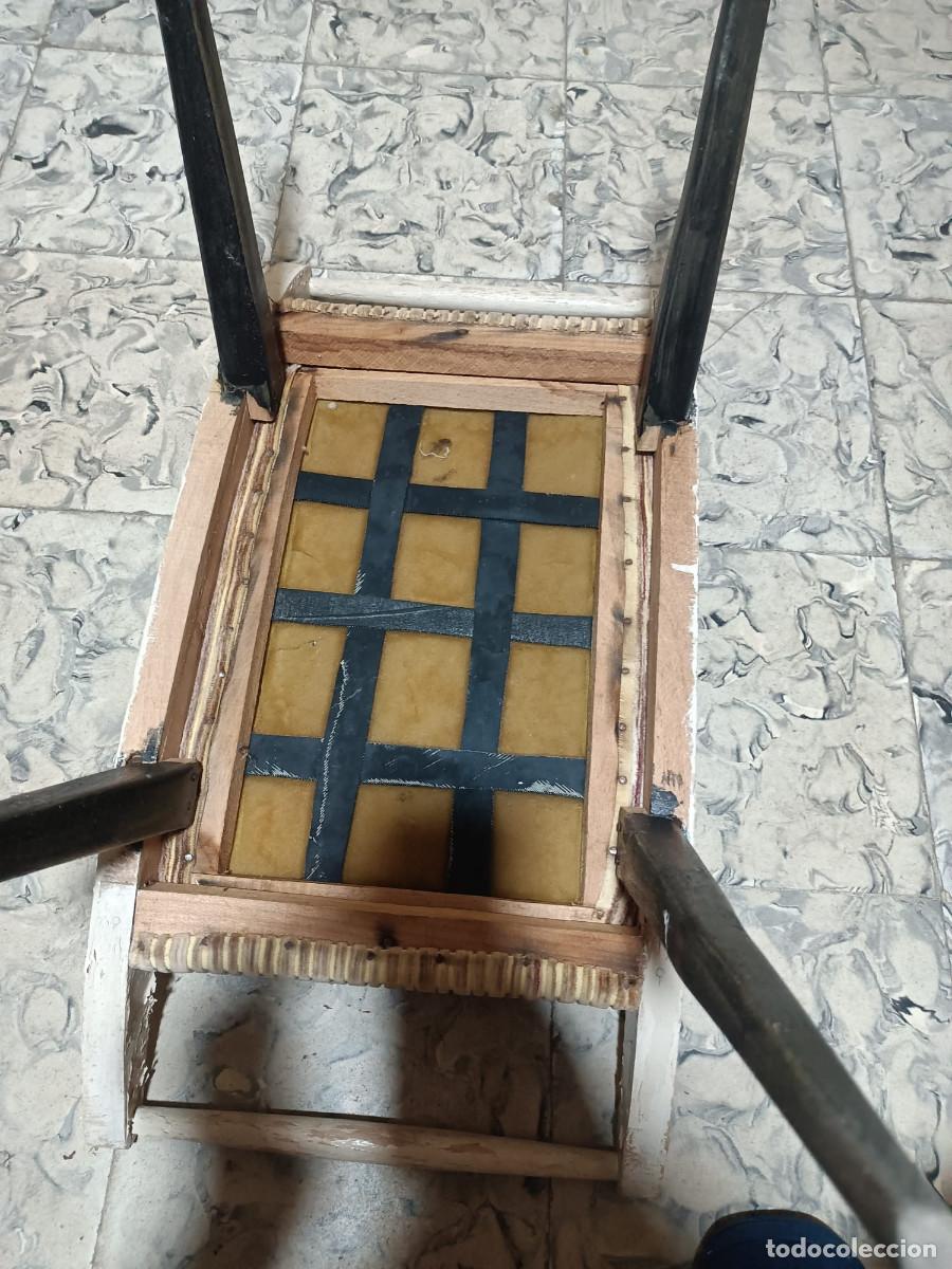 Antig&uuml;edades: Silla banqueta calzadora - Foto 6