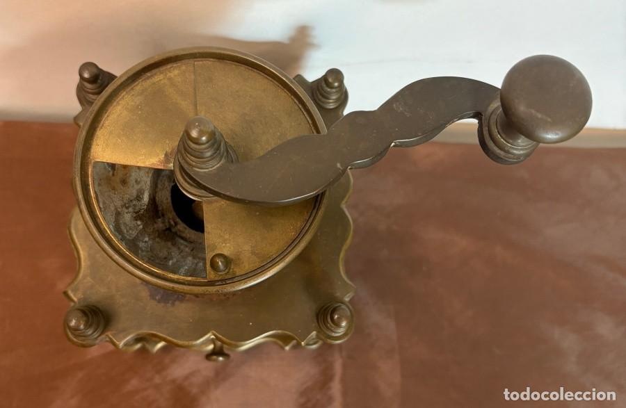 Antig&uuml;edades: Molinillo de Caf&eacute; Antiguo en Metal - Foto 8
