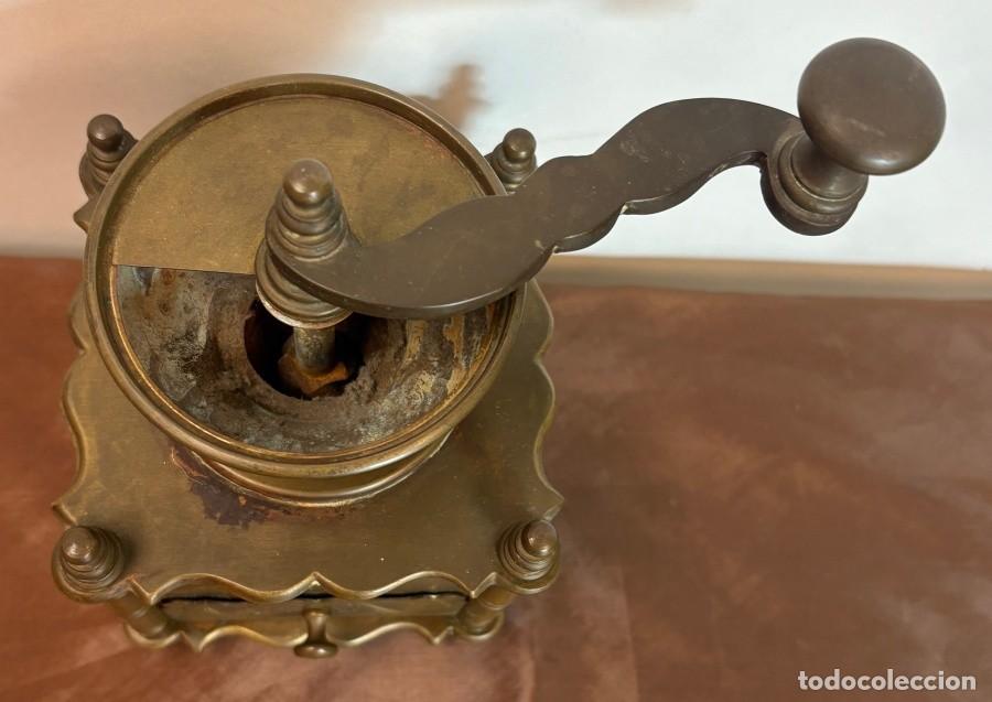 Antig&uuml;edades: Molinillo de Caf&eacute; Antiguo en Metal - Foto 9