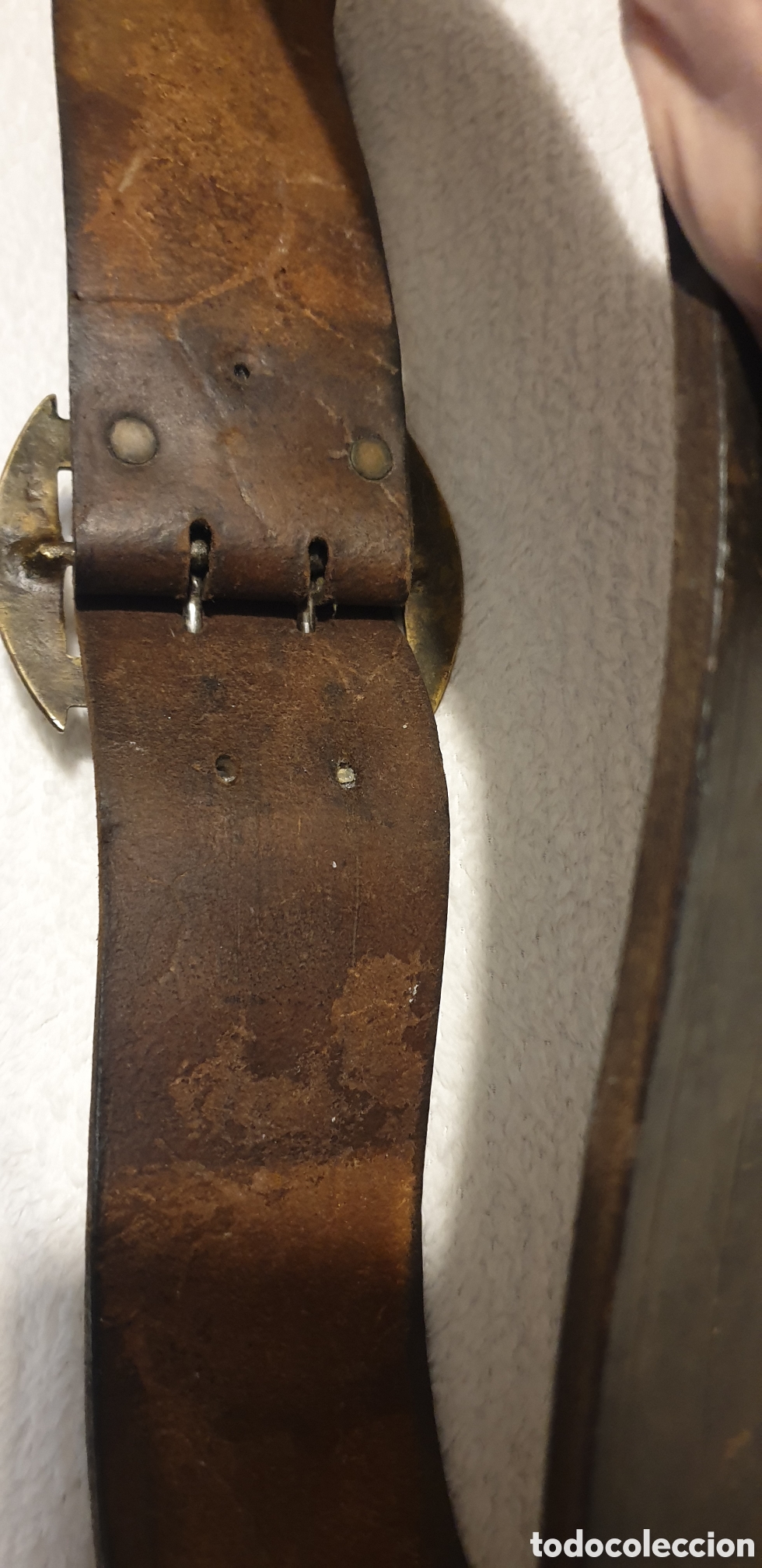 Antig&uuml;edades: Collar para colgar cencerro de vacas - Foto 3