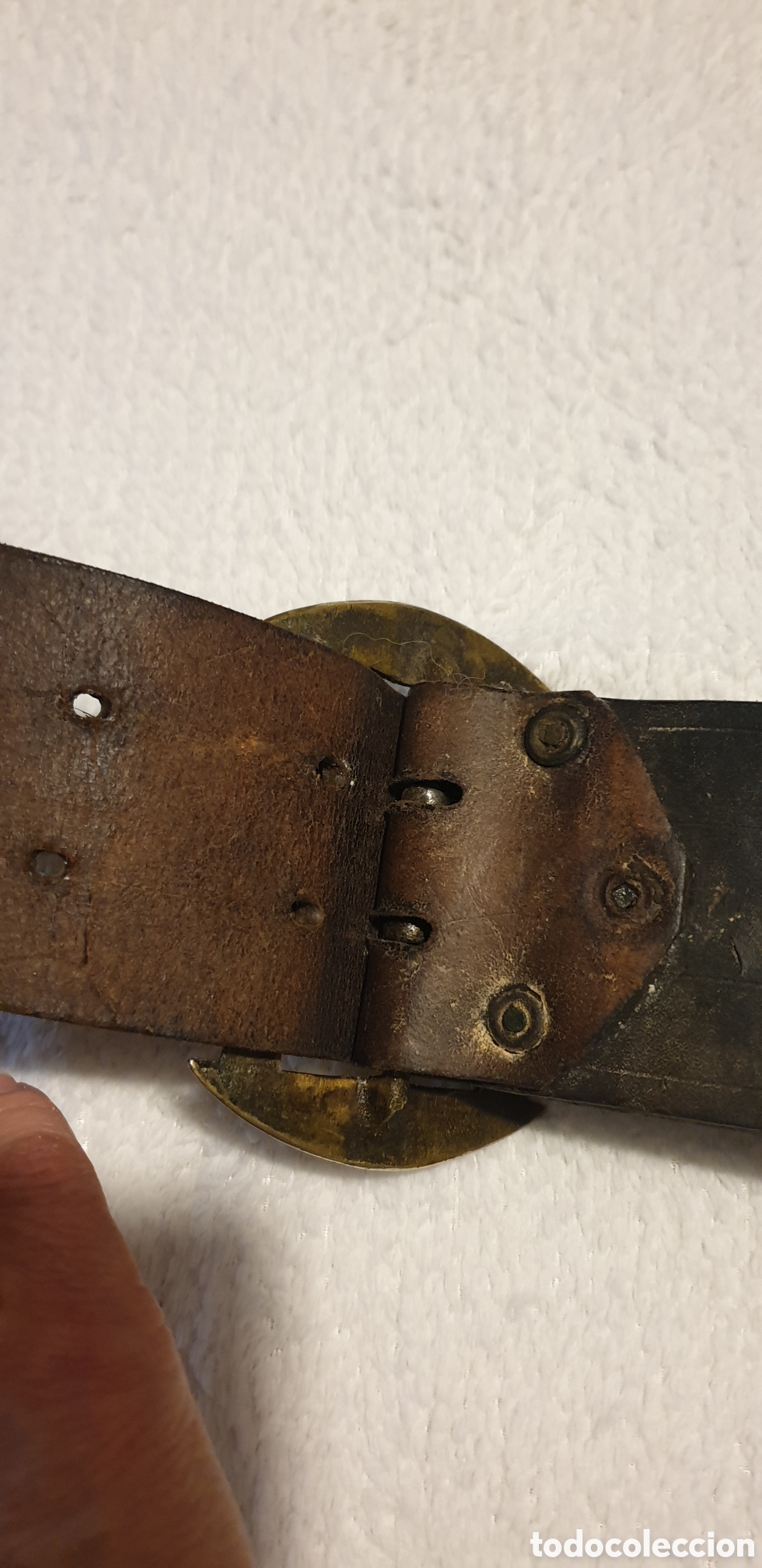 Antig&uuml;edades: Collar para colgar cencerro de vacas - Foto 4
