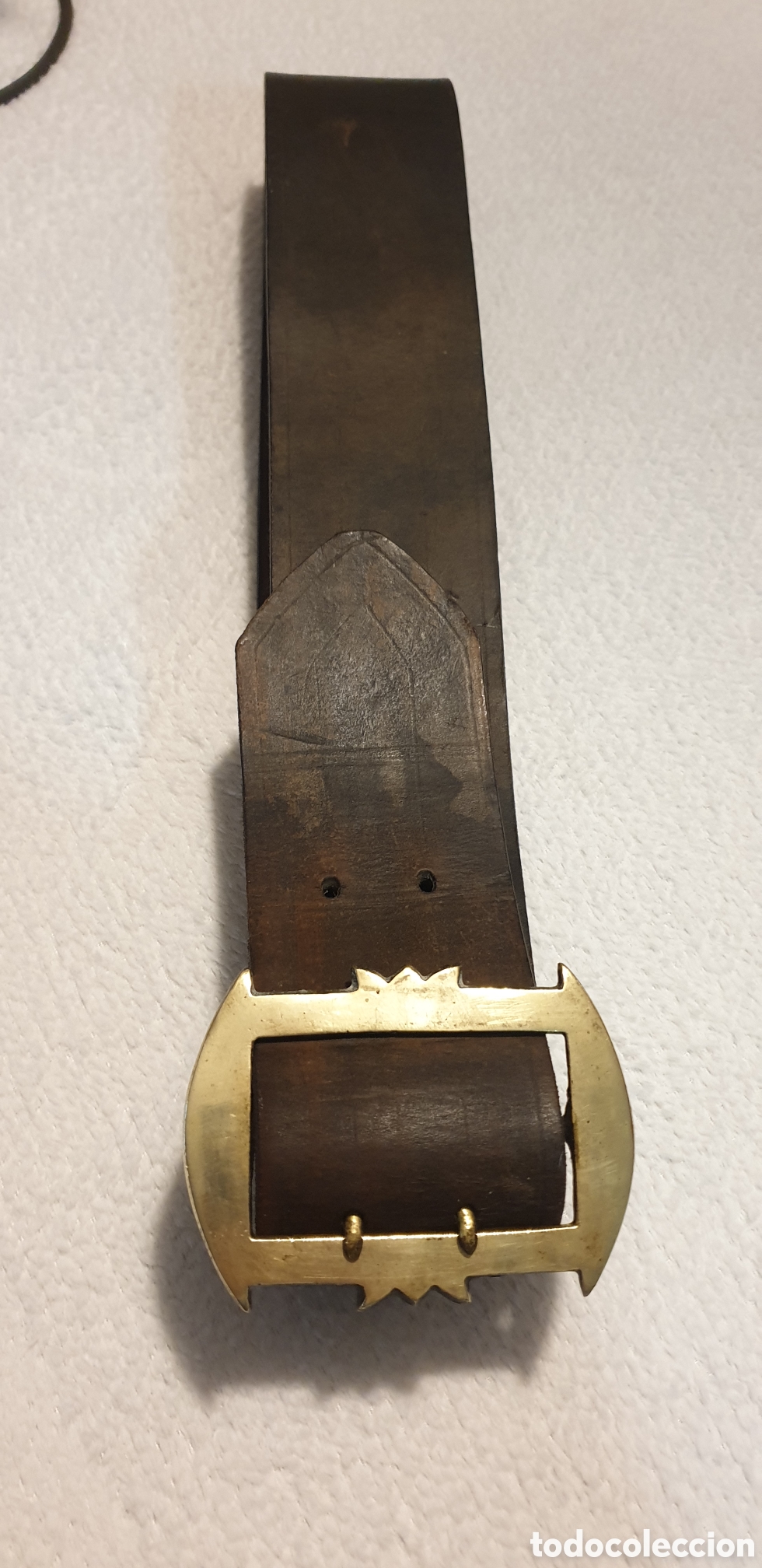 Antig&uuml;edades: Collar para colgar cencerro de vacas - Foto 1