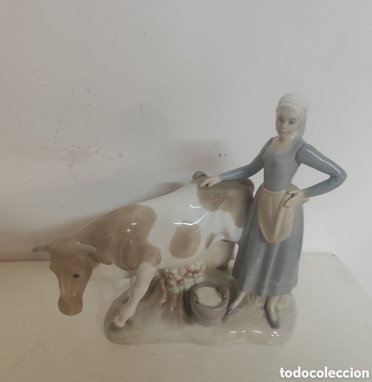 Antig&uuml;edades: Figura lladro con sello zaphir - Foto 2