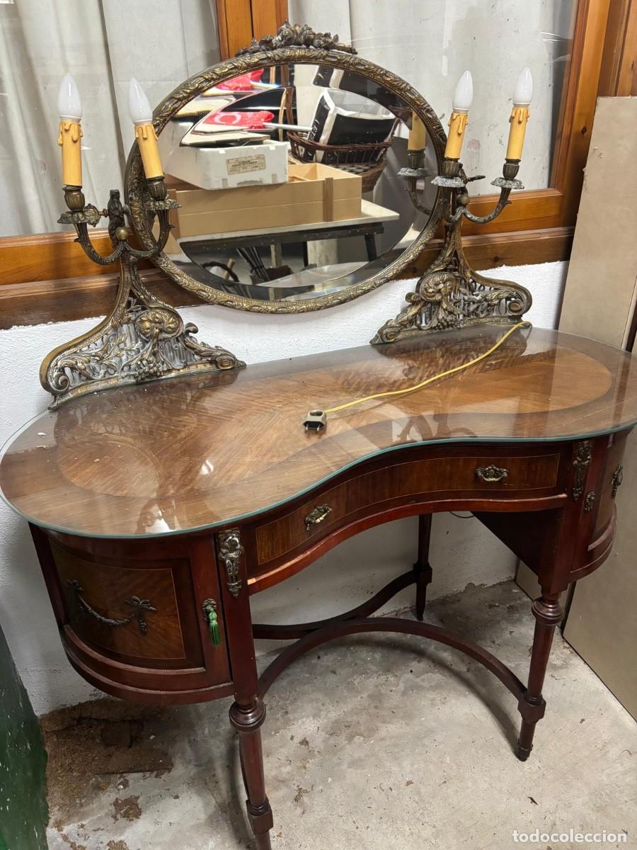 Antig&uuml;edades: Tocador antiguo estilo franc&eacute;s, Luis XV - Foto 1