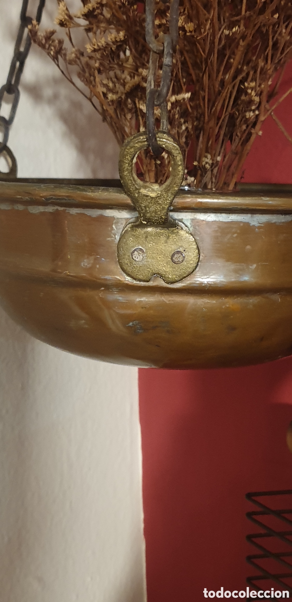 Antig&uuml;edades: Macetero colgante rustico. - Foto 2