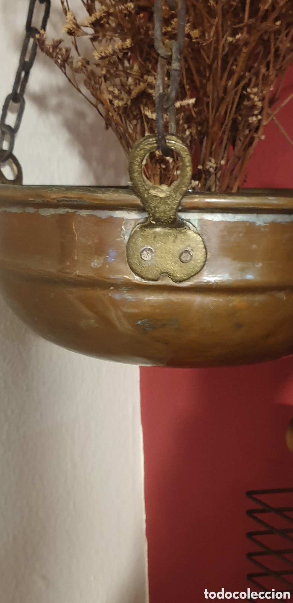 Antig&uuml;edades: Macetero colgante rustico. - Foto 3