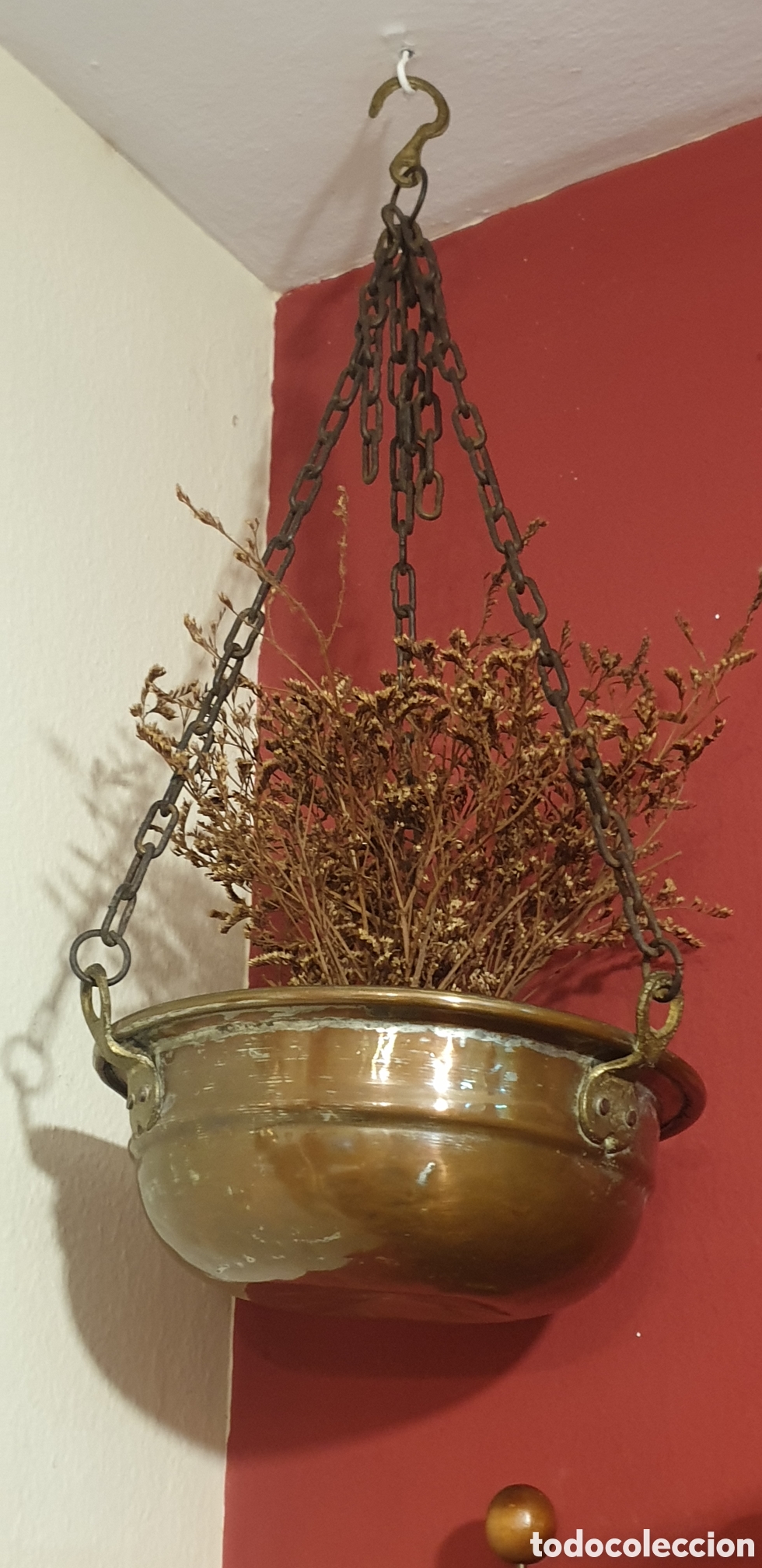 Antig&uuml;edades: Macetero colgante rustico. - Foto 1