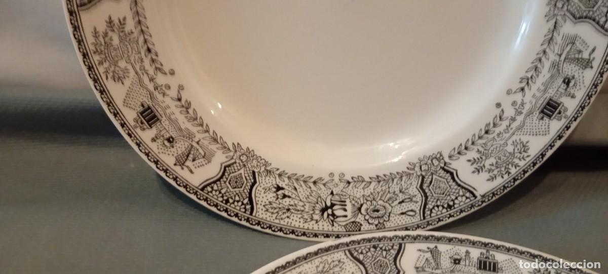 Antig&uuml;edades: Bandeja de servicio de dos niveles, conocida como &eacute;tag&egrave;re - Foto 14