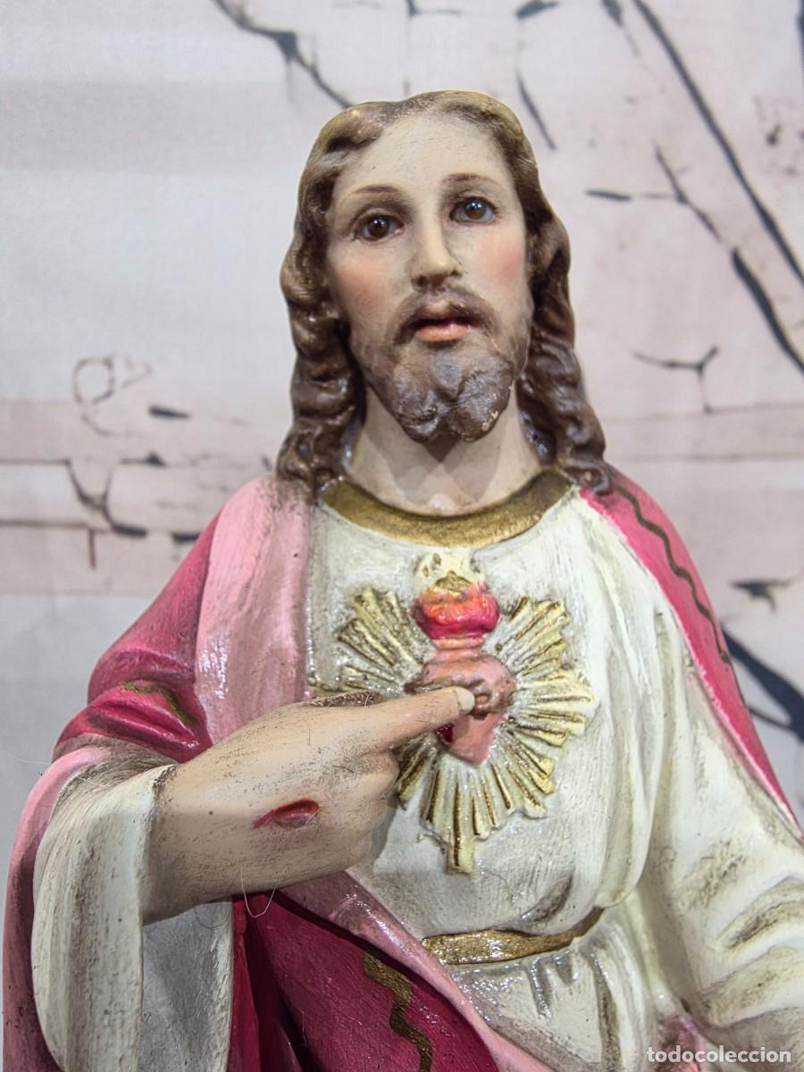 Antig&uuml;edades: Antiguo sagrado corazon de olot - Foto 3