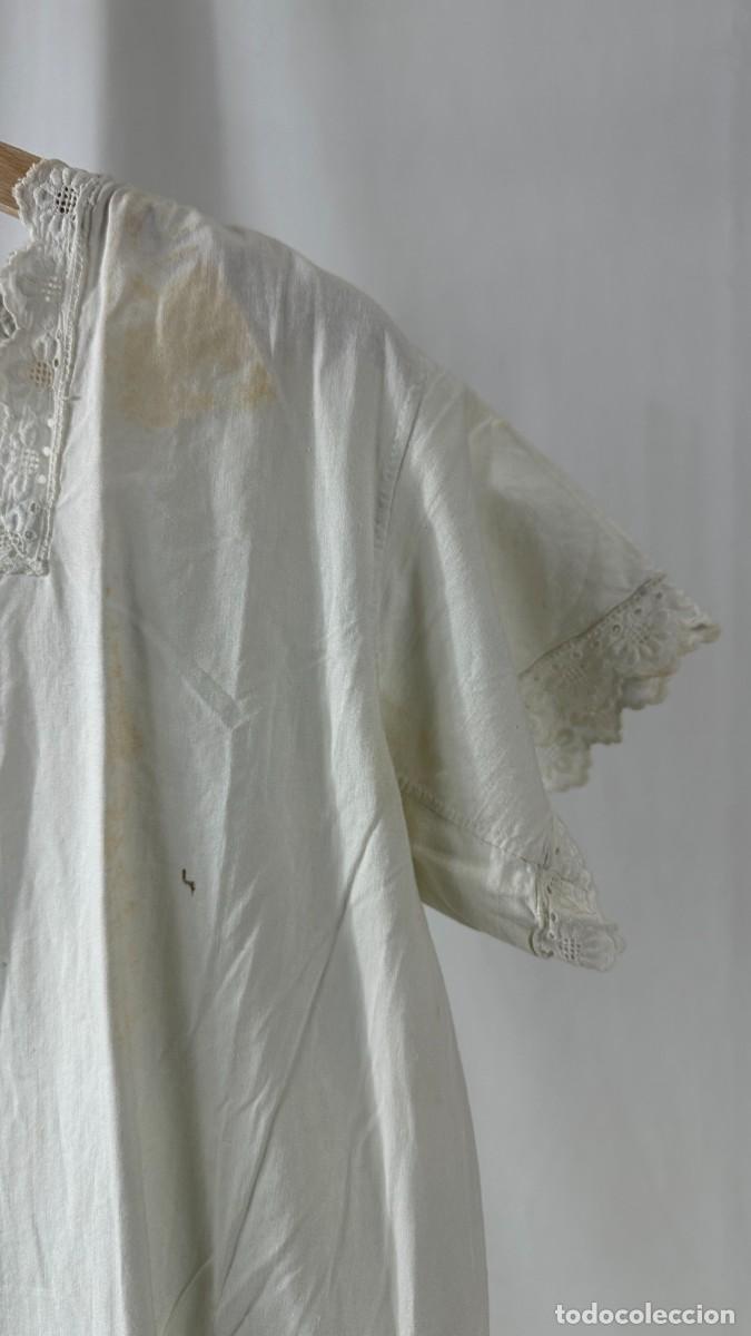 Antig&uuml;edades: Antiguo camis&oacute;n bordado - Foto 6