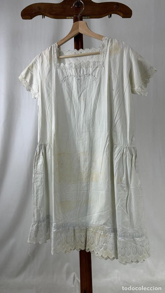 Antig&uuml;edades: Antiguo camis&oacute;n bordado - Foto 13