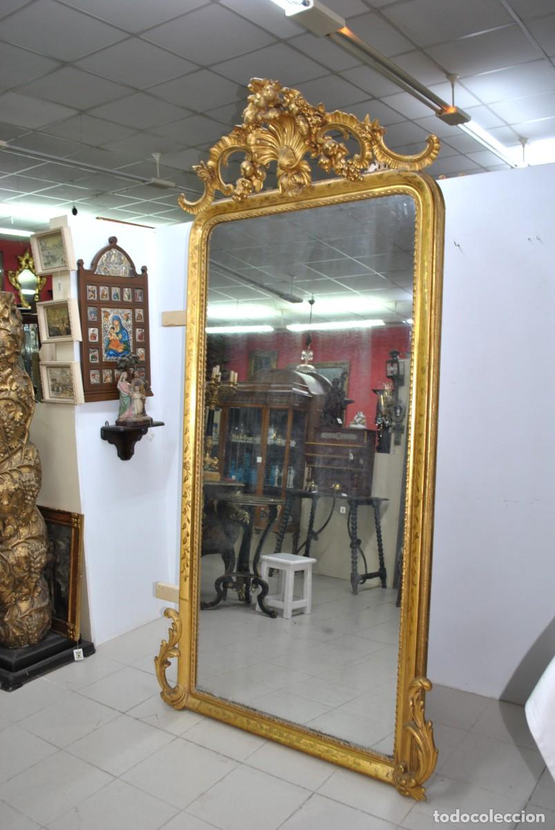Antig&uuml;edades: GRAN ESPEJO LUIS XVI PAN DE ORO - Foto 3