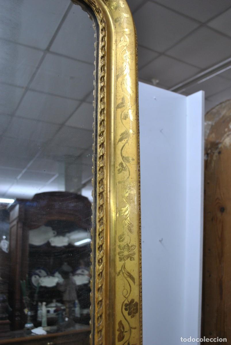 Antig&uuml;edades: GRAN ESPEJO LUIS XVI PAN DE ORO - Foto 6