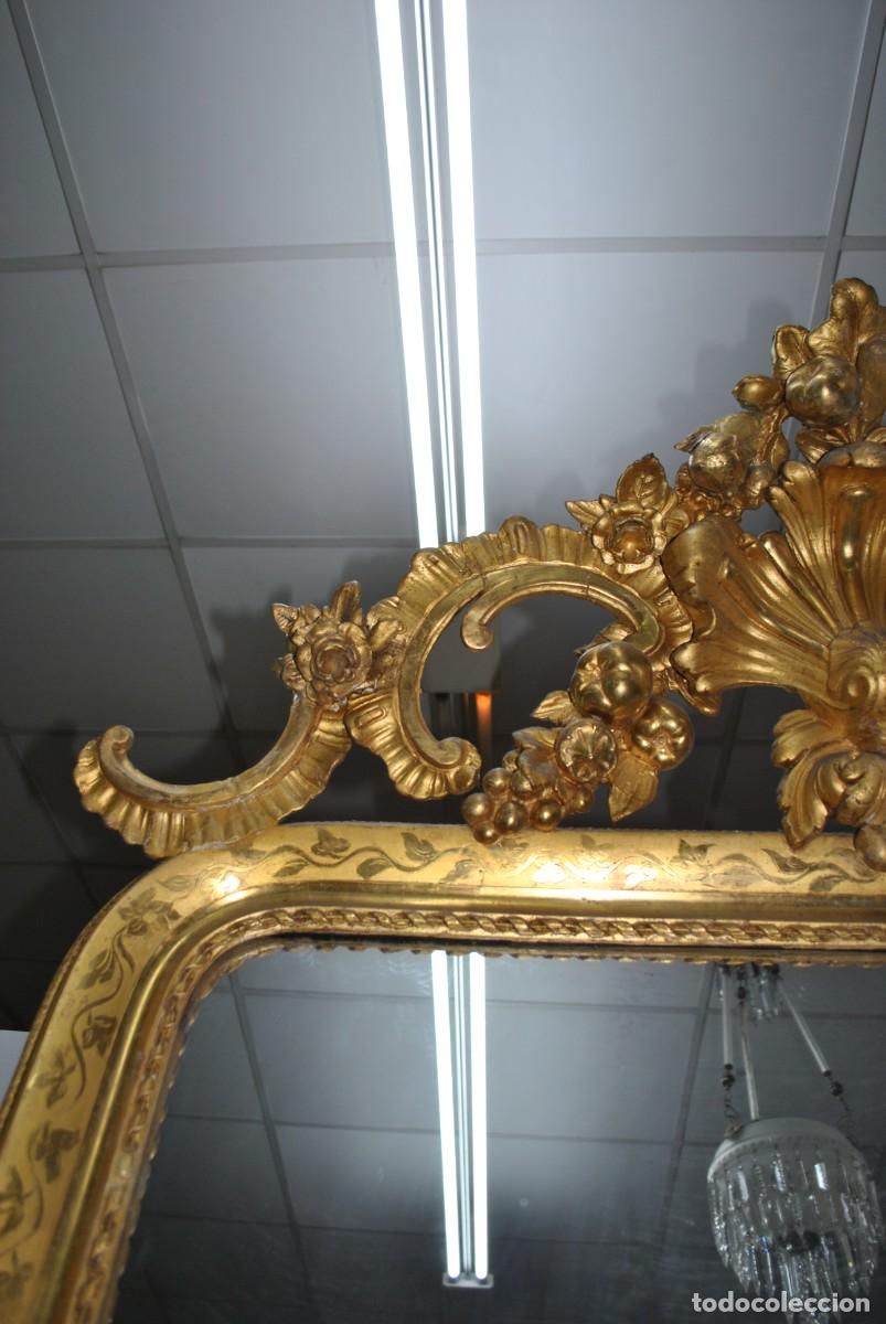 Antig&uuml;edades: GRAN ESPEJO LUIS XVI PAN DE ORO - Foto 7