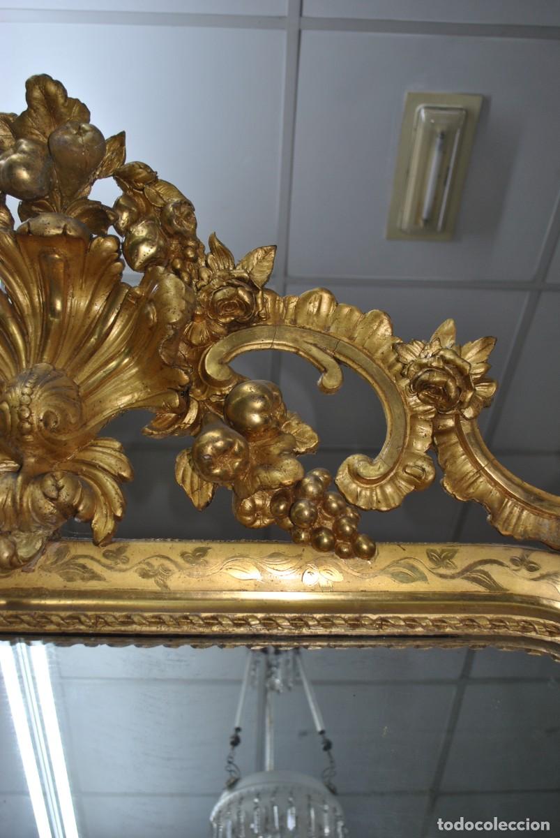 Antig&uuml;edades: GRAN ESPEJO LUIS XVI PAN DE ORO - Foto 8