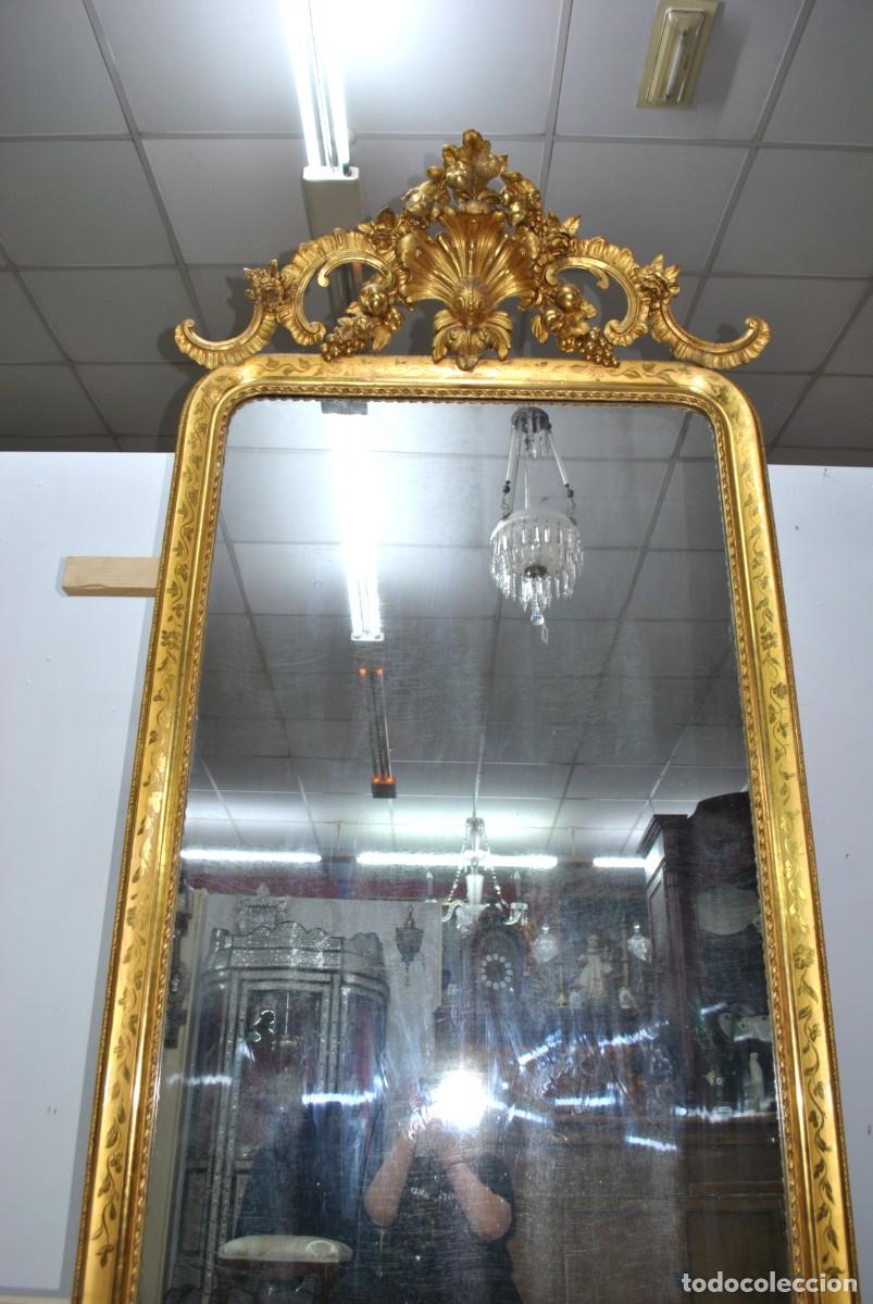 Antig&uuml;edades: GRAN ESPEJO LUIS XVI PAN DE ORO - Foto 9