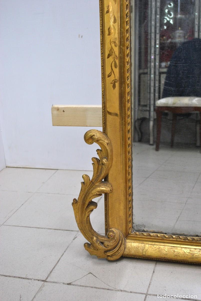 Antig&uuml;edades: GRAN ESPEJO LUIS XVI PAN DE ORO - Foto 11