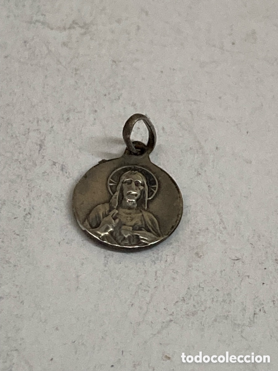 Antig&uuml;edades: Medalla de plata religiosa C543 - Foto 1