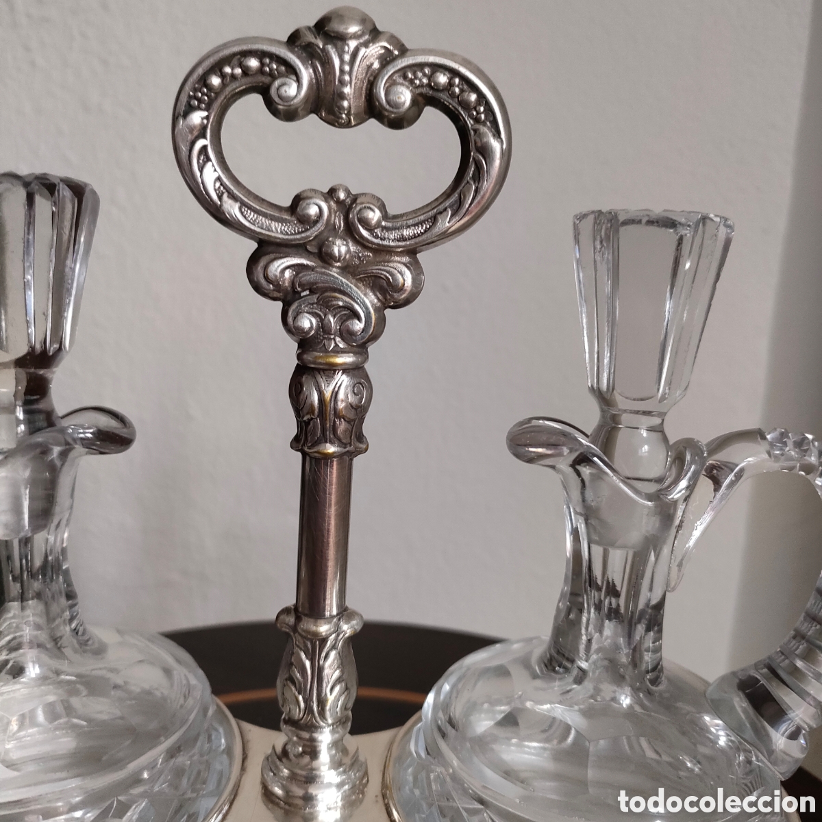 Antig&uuml;edades: Juego de aceiteras antiguas - Foto 6