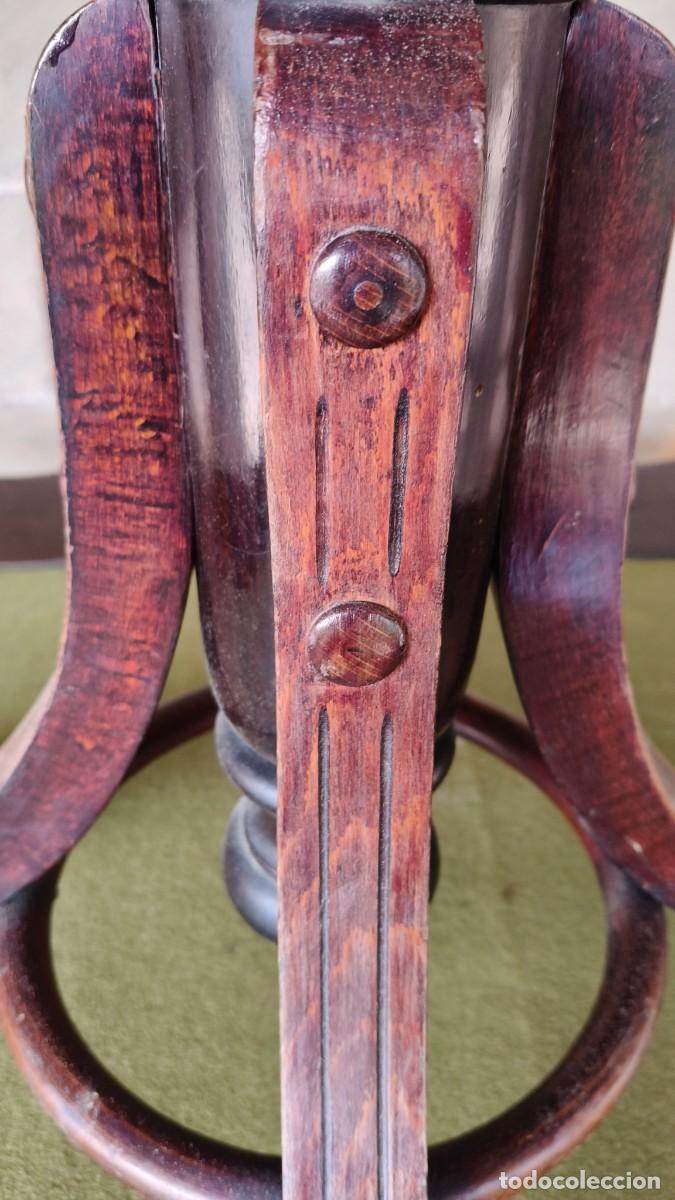 Antig&uuml;edades: Tabouret de piano 1900 original - Foto 3