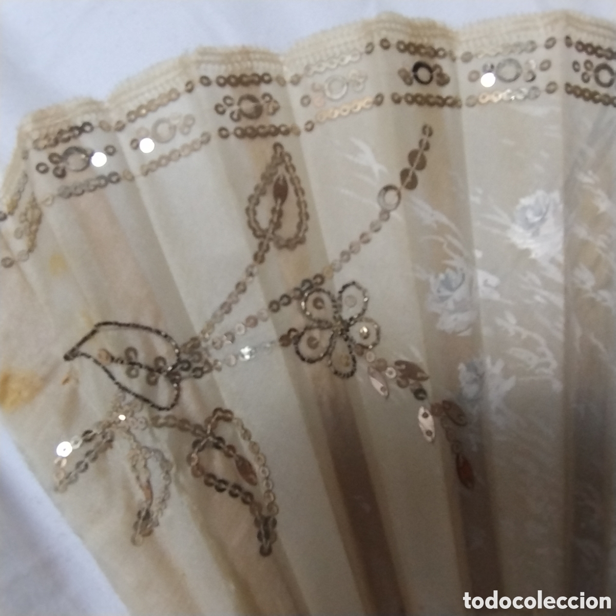 Antig&uuml;edades: Abanico modernista con estuche - Foto 3