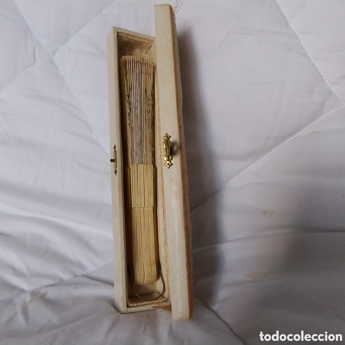 Antig&uuml;edades: Abanico modernista con estuche - Foto 8