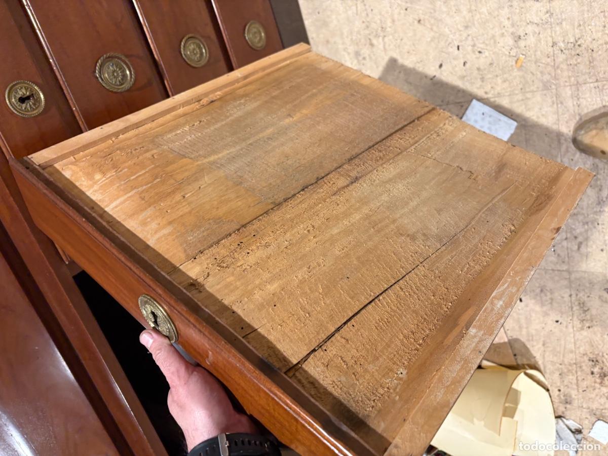 Antig&uuml;edades: Canterano imperio escritorio Catalunya 1800 - Foto 13