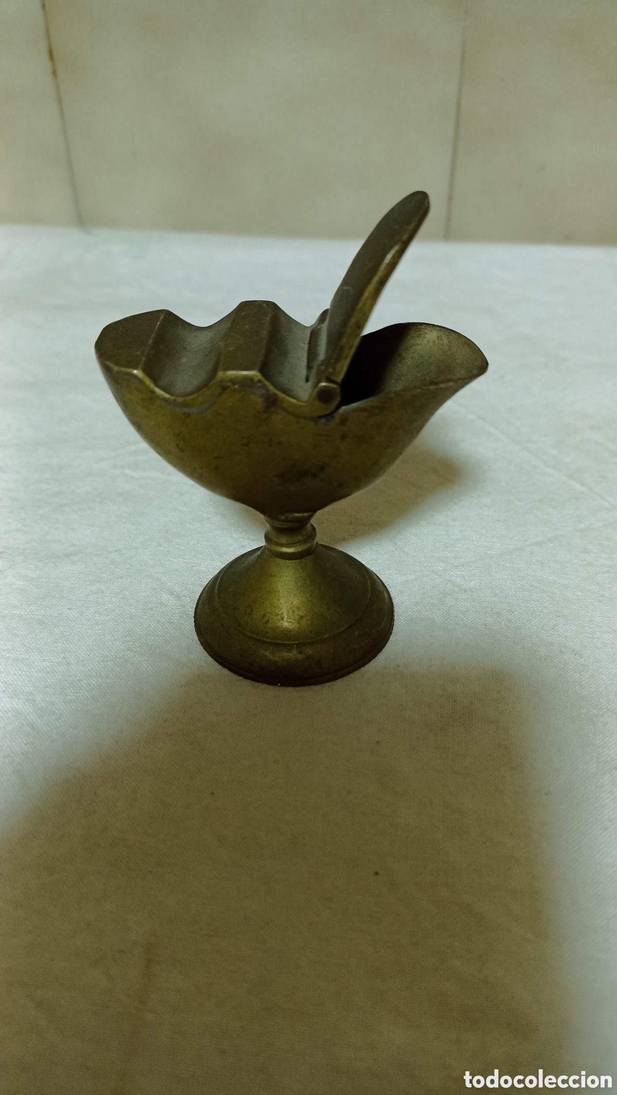 Antig&uuml;edades: Naveta en Bronce, 6 Cm - Foto 2